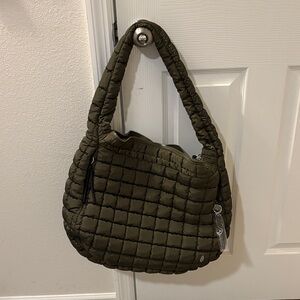 Dark Green Free People Shoulder Bag